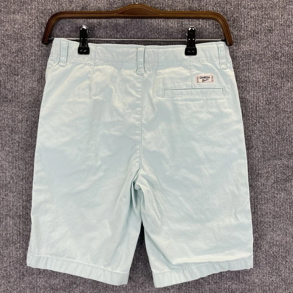 OshKosh B'gosh Shorts‎ Boys Size 10/10A Green Mint Color Casual Summer Chino